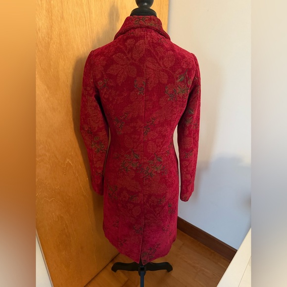 Danier Embroidered Red Jacket - Picture 3 of 13